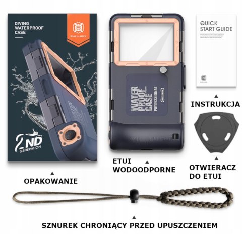 Diving Waterproof Case Shellbox