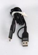 Kabel V-tac 2x USB-C na USB i micro USB