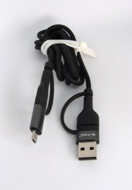 Kabel V-tac 2x USB-C na USB i micro USB
