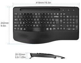 Klawiatura bezprzewodowa MOOJAY KM52 AZERTY