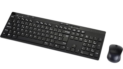 Klawiatura + mysz bezprzewodowe Amazon Basics ‎MD023 AZERTY