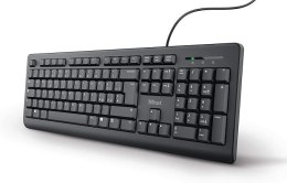 Klawiatura przewodowa Trust Taro 24093 włoski układ