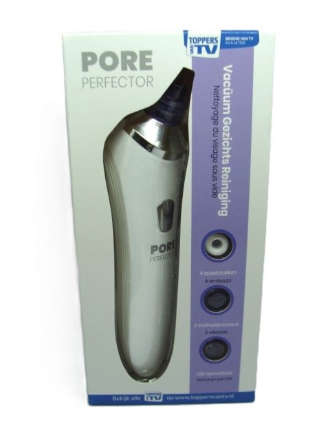 Pore Perfector urządzenie do oczyszczania porów - zawiera 4 nakładki