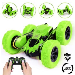 Samochód zdalnie sterowany RC ATOM MAX STUNT 360 zielony