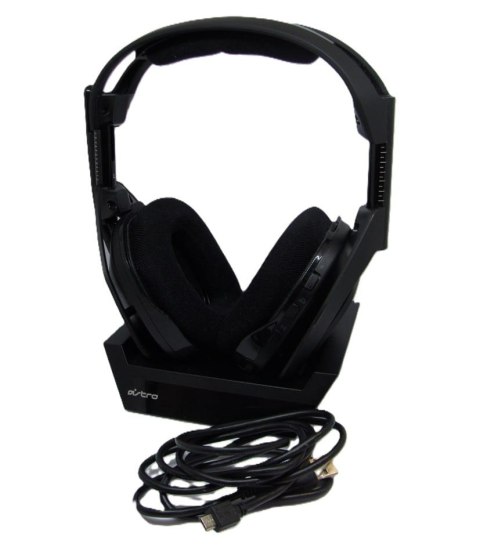 Słuchawki bezprzewodowe z bazą Logitech Astro A50 gen 4 (PC/PS) - używane