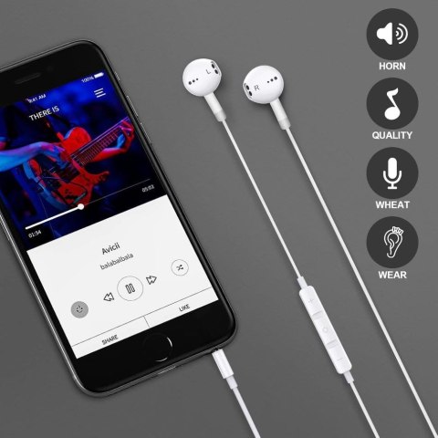 Słuchawki douszne przewodowe OIIAEE ME537