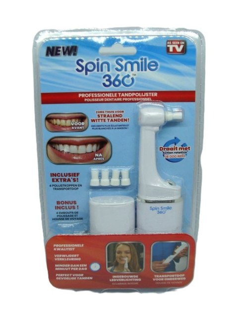 Spark Innovators Spin Smile 360 - profesjonalna polerka i wybielacz do zębów
