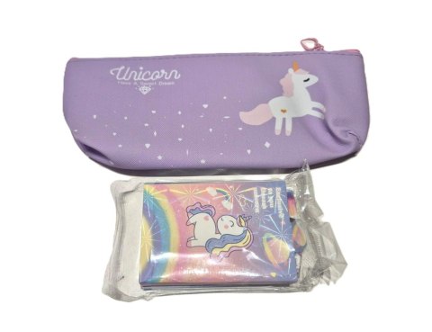 Zestaw przyborów szkolnych "Jednorożec"