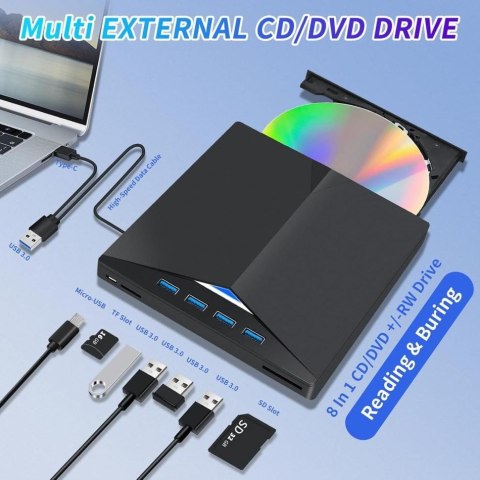 Zewnętrzny przenośny napęd CD Lychee