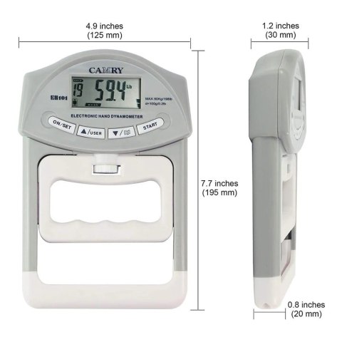 Cyfrowy ręczny dynamometr GRIPX