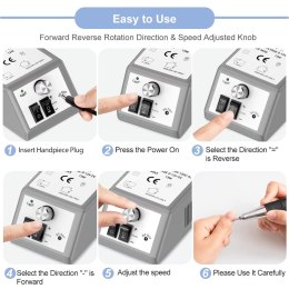 Frezarka do paznokci PRo Drill 20000 RPM