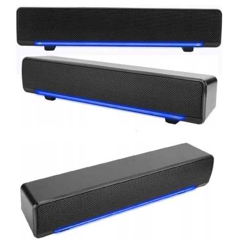 Głośnik stereo Soundbar SADA z oświetleniem RGB