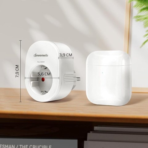 Gniazdko radiowe z pilotem zdalnego sterowania DEWENWILS DHRLS11B