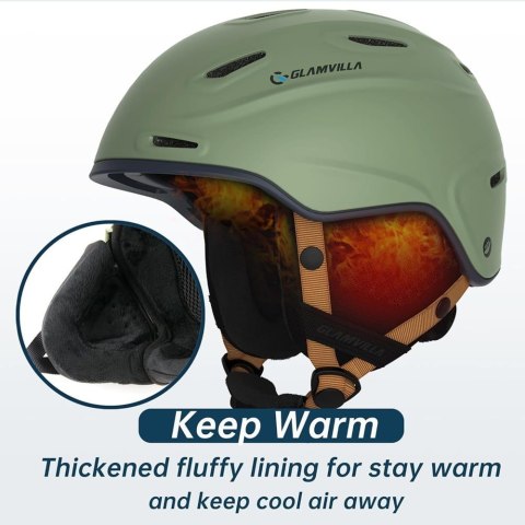 Kask narciarski Glamvilla HK-004 rozm. L