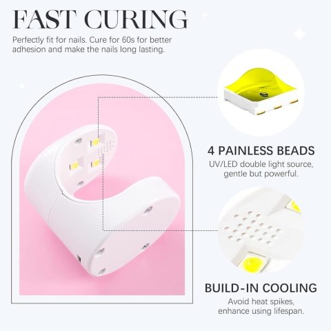 Lampa Led do paznokci Gelike ec