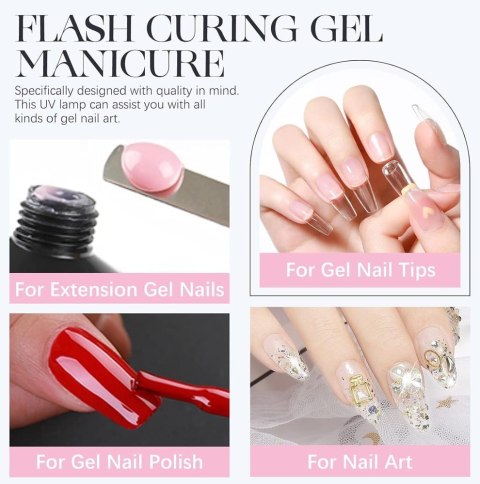 Lampa Led do paznokci Gelike ec