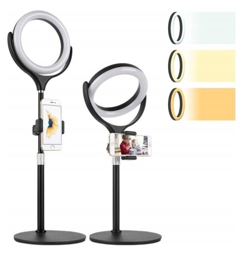 Lampa pierścieniowa 8" LED na telefon F-537
