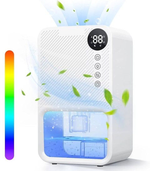 Osuszacze powietrza z cyfrowym wyświetlaczem wilgotności