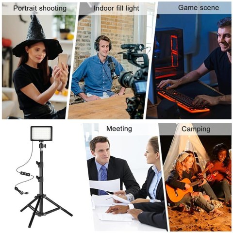 Oświetlenie LED do zdjęć wideo, 2-pak Ci-Fotto