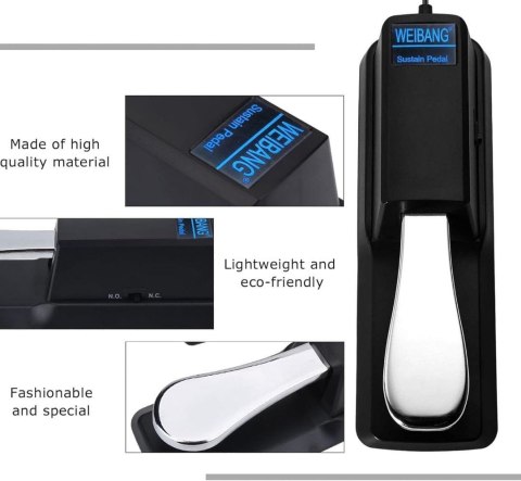 Pedał podtrzymujący do klawiatury Weibang