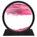 Ramka ruchome piaski 3D art różowy