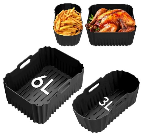 Silikonowe forme Air Fryer 3l / 6l - 2 szt.