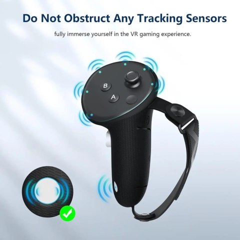 Silikonowe osłony na uchwyty kontrolera Quest 3S/ Quest 3