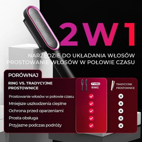 Szczotka do prostowania TYMO RING ‎HC100 z wbudowanym grzebieniem