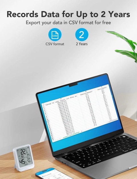 Termometr i higrometr GoveeLife H5075