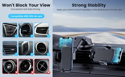 Uchwyt samochodowy TICILFO T-02-Pro