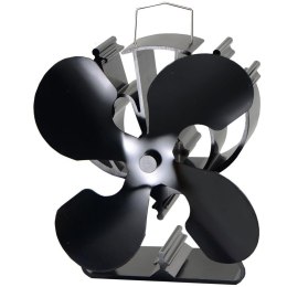 Wentylator piecowy VODA z 4 łopatkami zasilany ciepłem do pieca / kominka