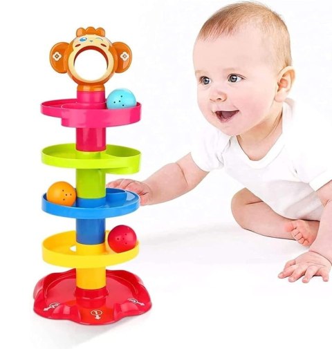 YGJT Baby Montessori wieża z piłeczką - zabawka niekompletna