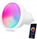 Żarówka LED smart inteligentna GU10 RGBW 5W WIFI