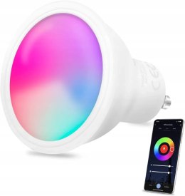 Żarówka LED smart inteligentna GU10 RGBW 5W WIFI