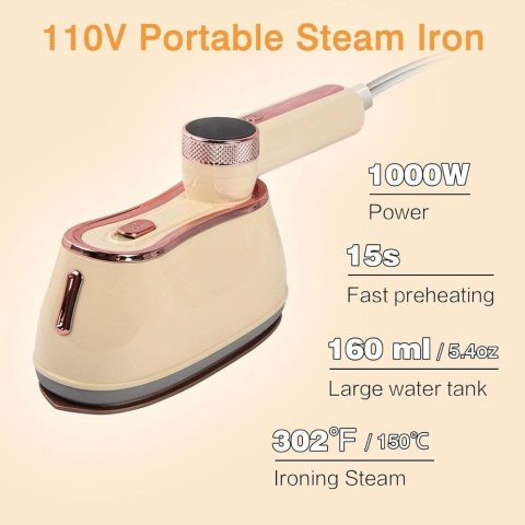 Żelazko parowe do ubrań, turystyczne LM-2305