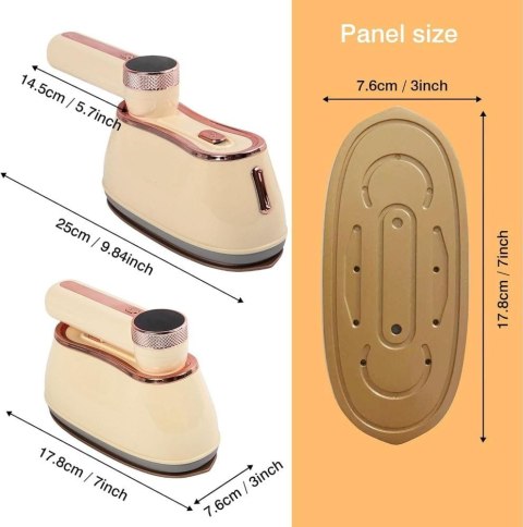 Żelazko parowe do ubrań, turystyczne LM-2305