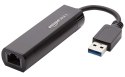 Adapter sieciowy z USB 3.0 do Ethernet Gigabit z prędkością 10/100/1000 Mbps