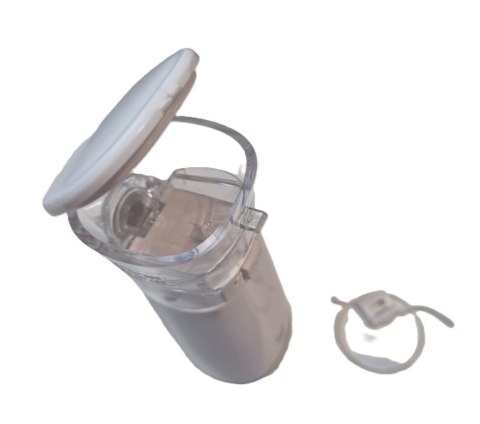 Inhalator dla dzieci i dorosłych nebulizator Fletop YM-3R6 zielony - uszkodzony zaczep