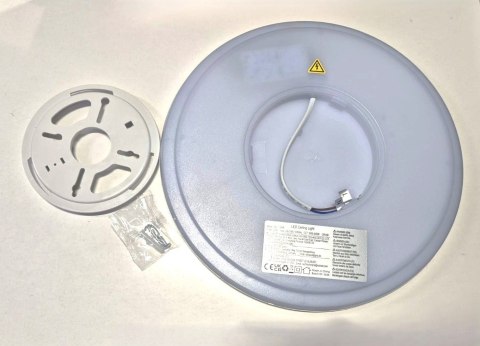 Lampa sufitowa LED z możliwością ściemniania i pilotem