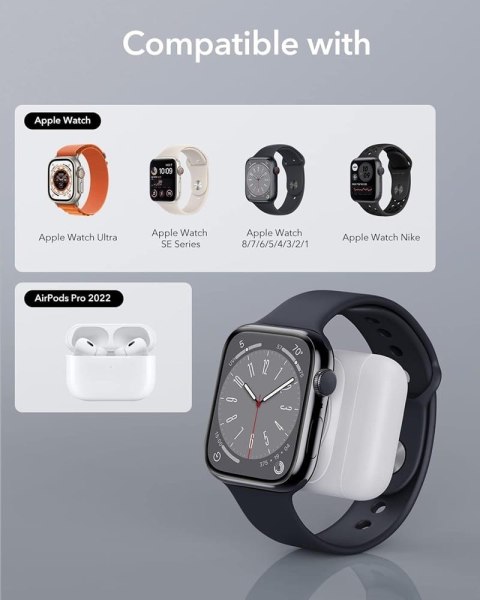 Przenośna ładowarka ESR do zegarków Apple Watch