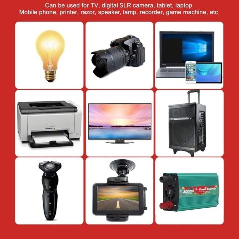 Przetwornica napięcia samochodowa 3000W