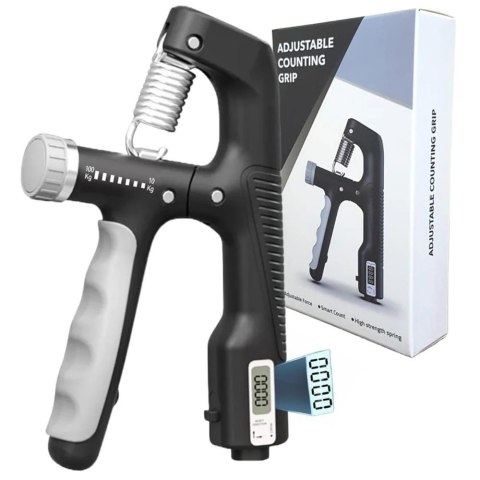 Ściskacz grip do ćwiczeń dłoni rąk regulowany 10-100 kg