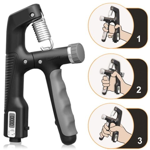 Ściskacz grip do ćwiczeń dłoni rąk regulowany 10-100 kg