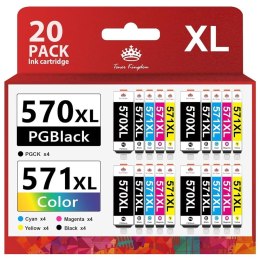 Toner Kingdom 570Xl 571XL do Canon PGI-570 CLI-571 XL - 20 szt