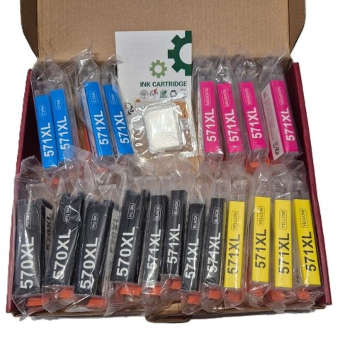 Toner Kingdom 570Xl 571XL do Canon PGI-570 CLI-571 XL - 20 szt