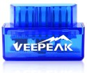 Veepeak Mini Bluetooth OBD2 Diagnoskop, czytnik i skaner kodów usterek, kompatybilny z iOS i Android