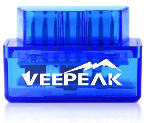 Veepeak Mini Bluetooth OBD2 Diagnoskop, czytnik i skaner kodów usterek, kompatybilny z iOS i Android