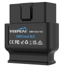 Veepeak OBDCheck BLE - Diagnoskop OBD II Bluetooth, czytnik i skaner kodów usterek, kompatybilny z iOS i Android