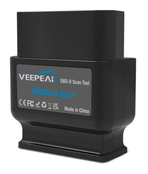 Veepeak OBDCheck BLE + Diagnoskop, czytnik i skaner kodów usterek, kompatybilny z iOS i Android