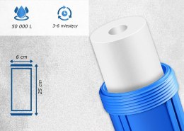 Wymienne filtry do wody do osadów 5 mikronów 25 cm x 6,3 cm wkład 4 szt